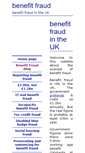 Mobile Screenshot of benefitfraud.org.uk
